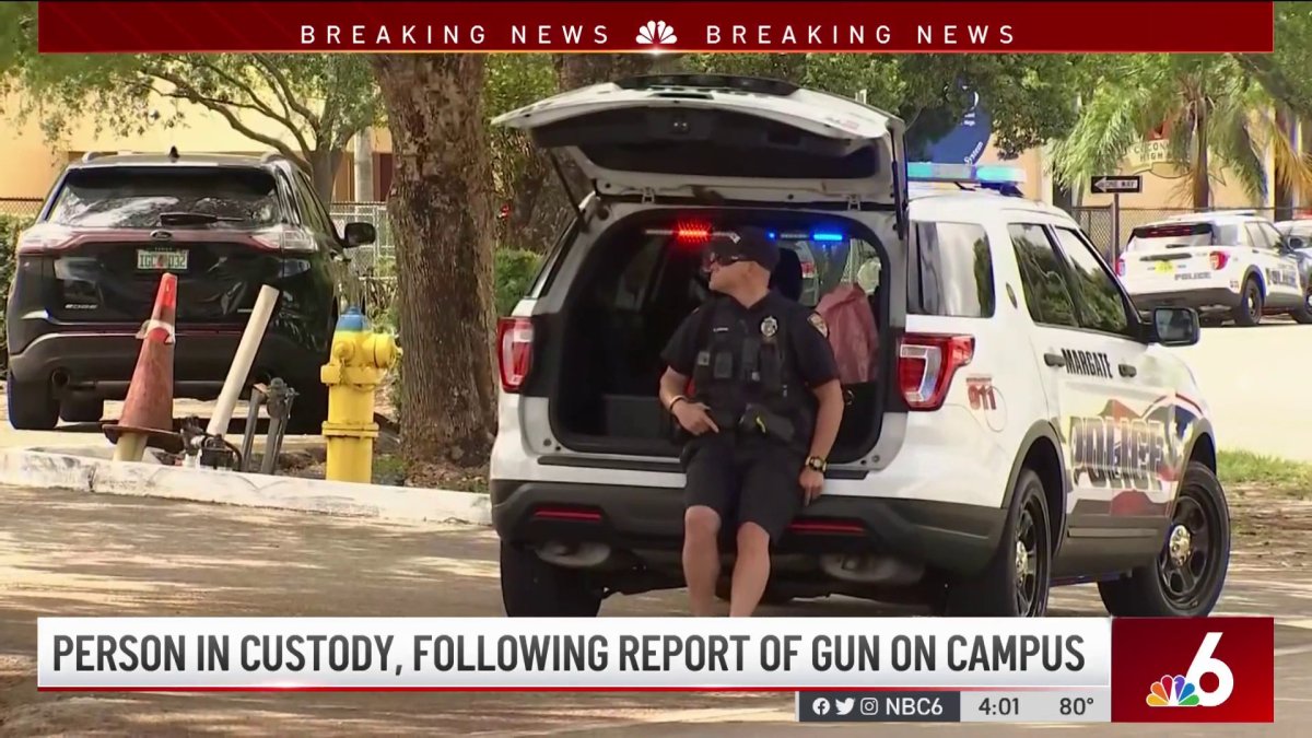 Person in Custody After Report of Gun at Coconut Creek High School ...