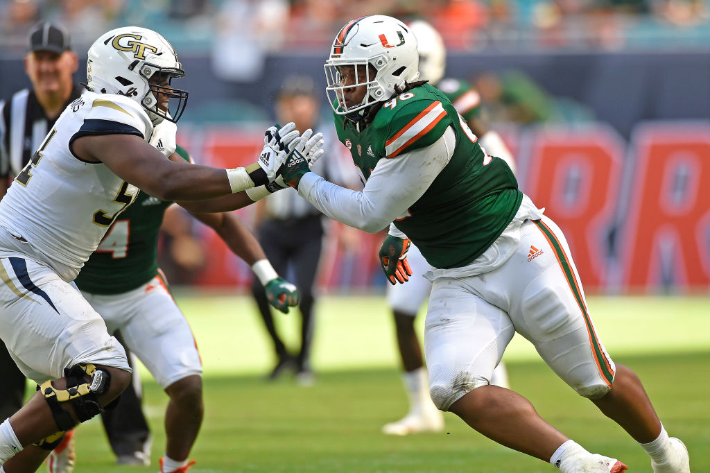 Only two Miami football players projected for 2022 NFL Draft