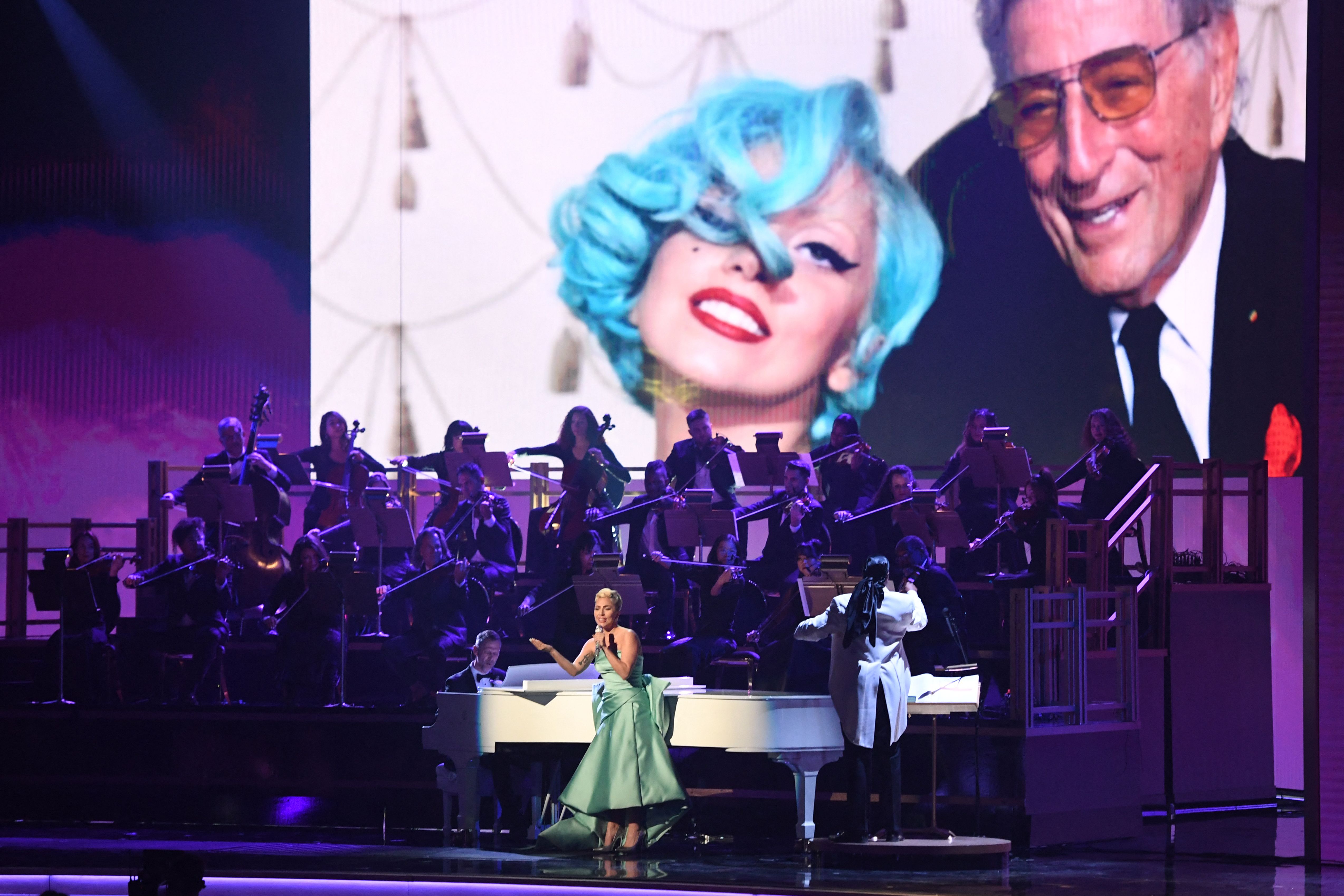 Lady Gaga Honors Tony Bennett in Moving 2022 Grammys Performance