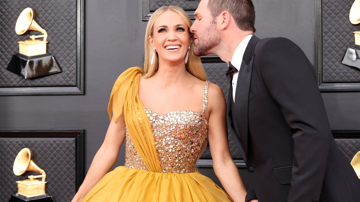 Carrie Underwood’s Grammys 2022 Look Is as Good as Gold
