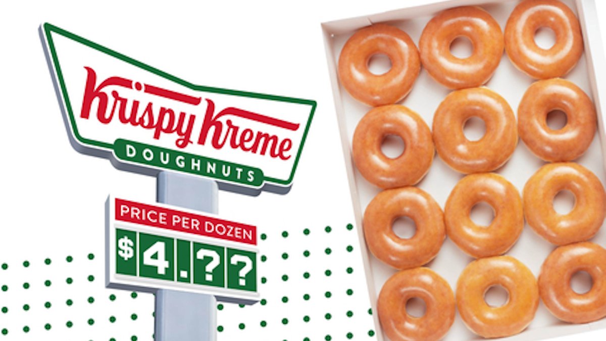 Krispy Kreme Tying Price of a Dozen Original Glazed Doughnuts to Cost of Gas