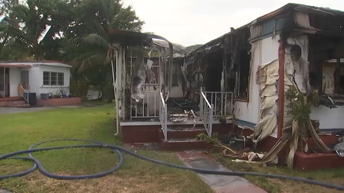 Family Displaced After Fire Destroys Davie Trailer Home – NBC 6 South ...