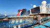 Carnival Cruise Ship Smokestack Catches Fire in Turks & Caicos