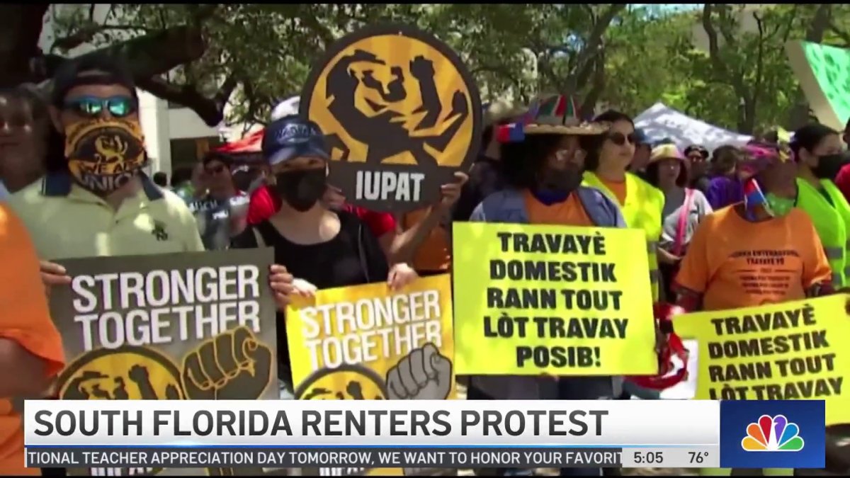 A day of demonstrations across South Florida