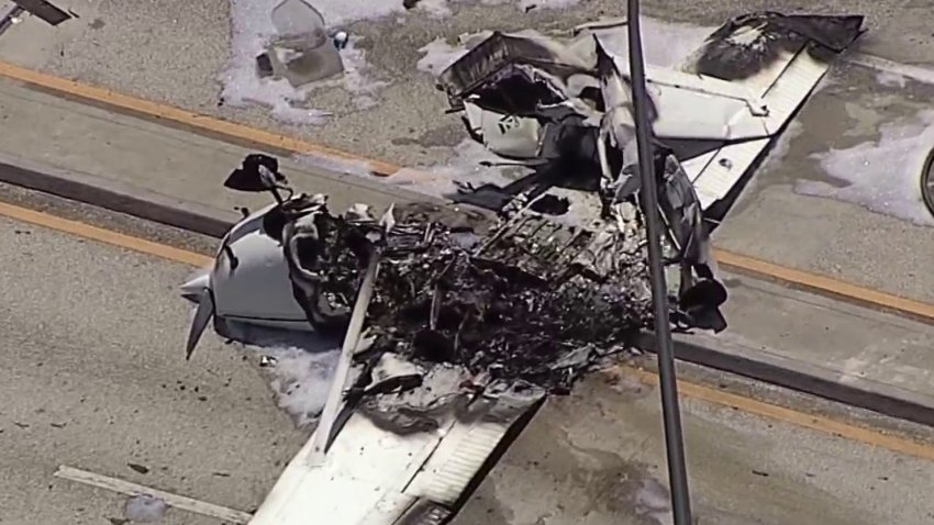 Video Shows Aftermath of Small Plane Crash on Haulover Inlet Bridge