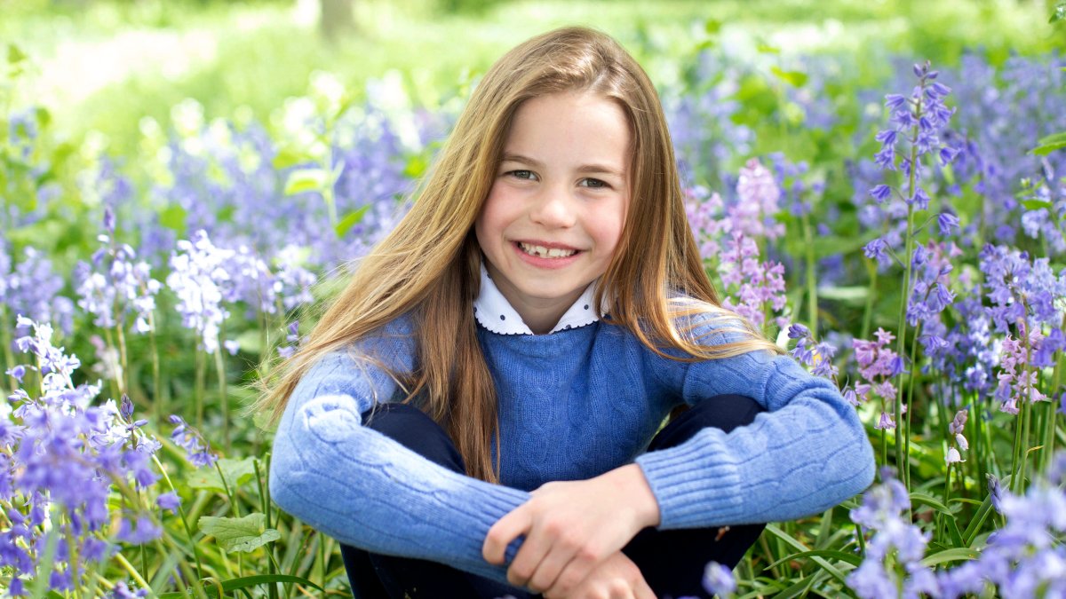 Princess Charlotte Joined by Family Dog in Adorable 7th Birthday Portraits