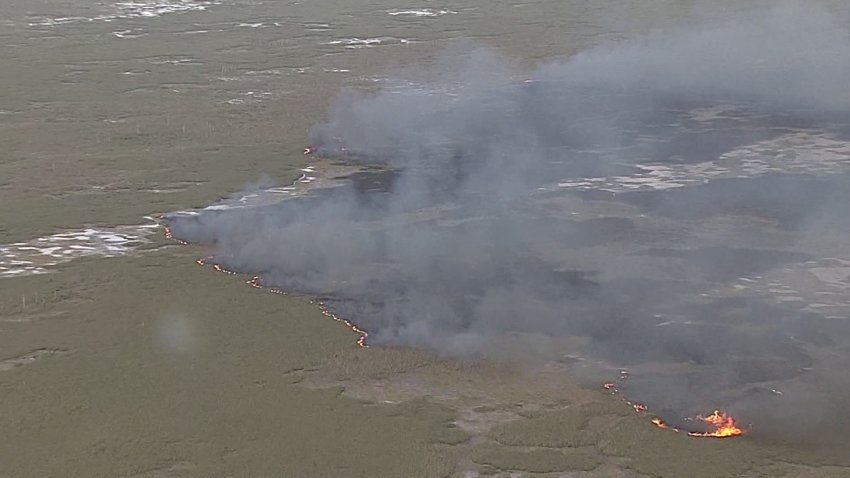 Brush Fires Continue Burning in Florida Everglades