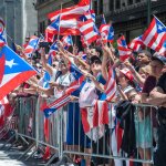 people lined up for parade