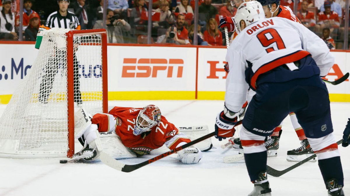 Alex Ovechkin Aaron Ekblad return to practice Washington Capitals