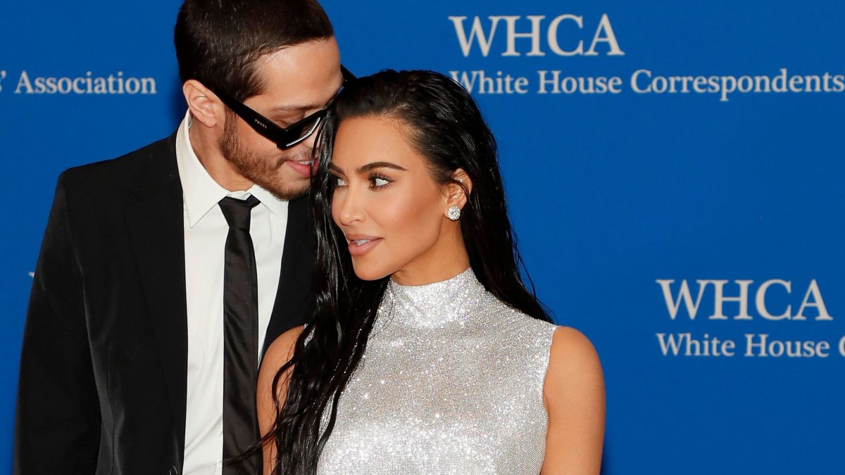 Kim Kardashian and Pete Davidson Make Red Carpet Debut at 2022 White House Correspondents’ Dinner