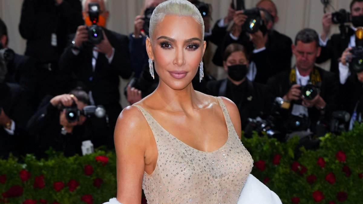 Kim Kardashian Changed Into Another Marilyn Monroe Dress After 2022 Met Gala