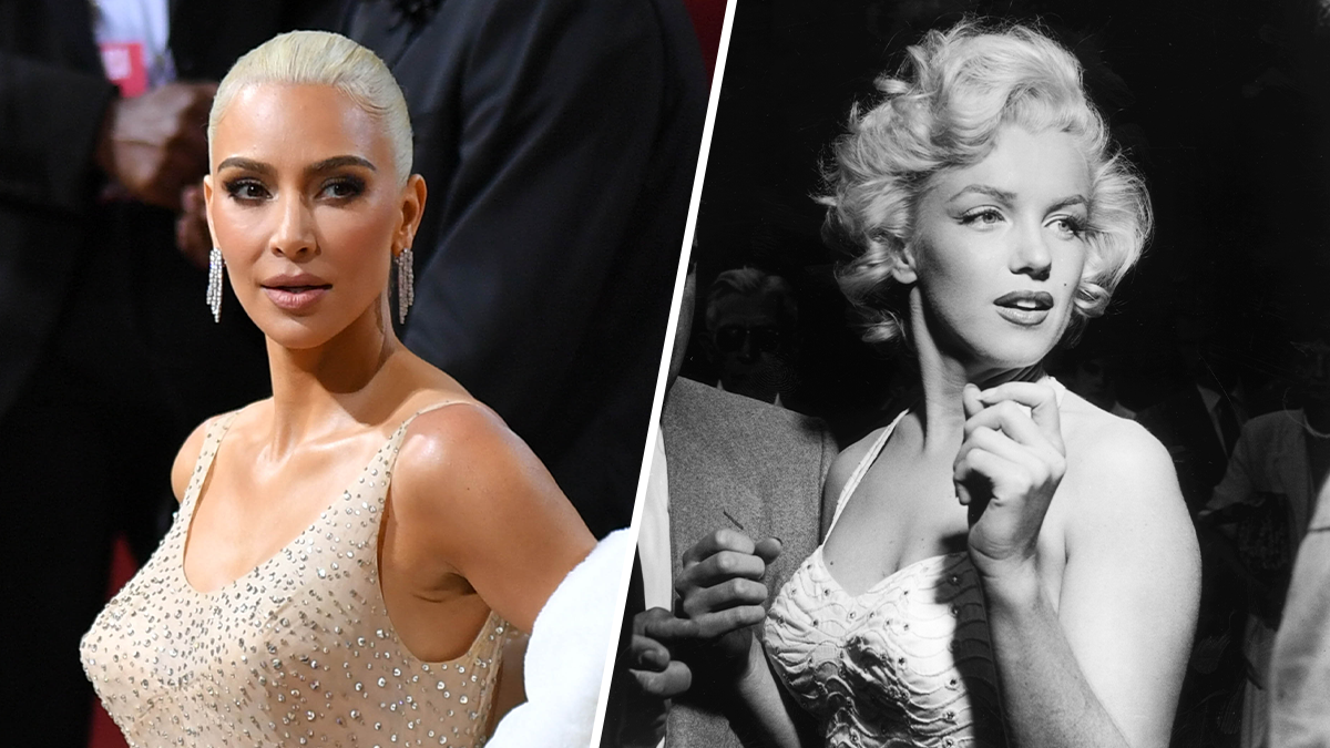 Kim Kardashian Reacts After Being Gifted a Lock of Marilyn Monroe’s Hair