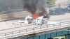 1 Dead, 5 Hurt After Small Plane Crashes on Miami Bridge, Hits SUV and Catches Fire
