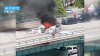 Small Aircraft on Fire After Crashing on Bridge in Miami