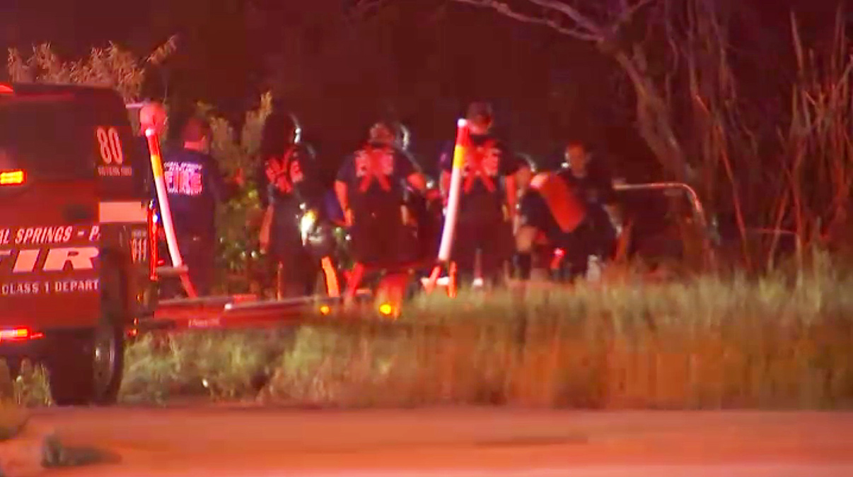 Man Rescued After Car Goes Into Coral Springs Canal