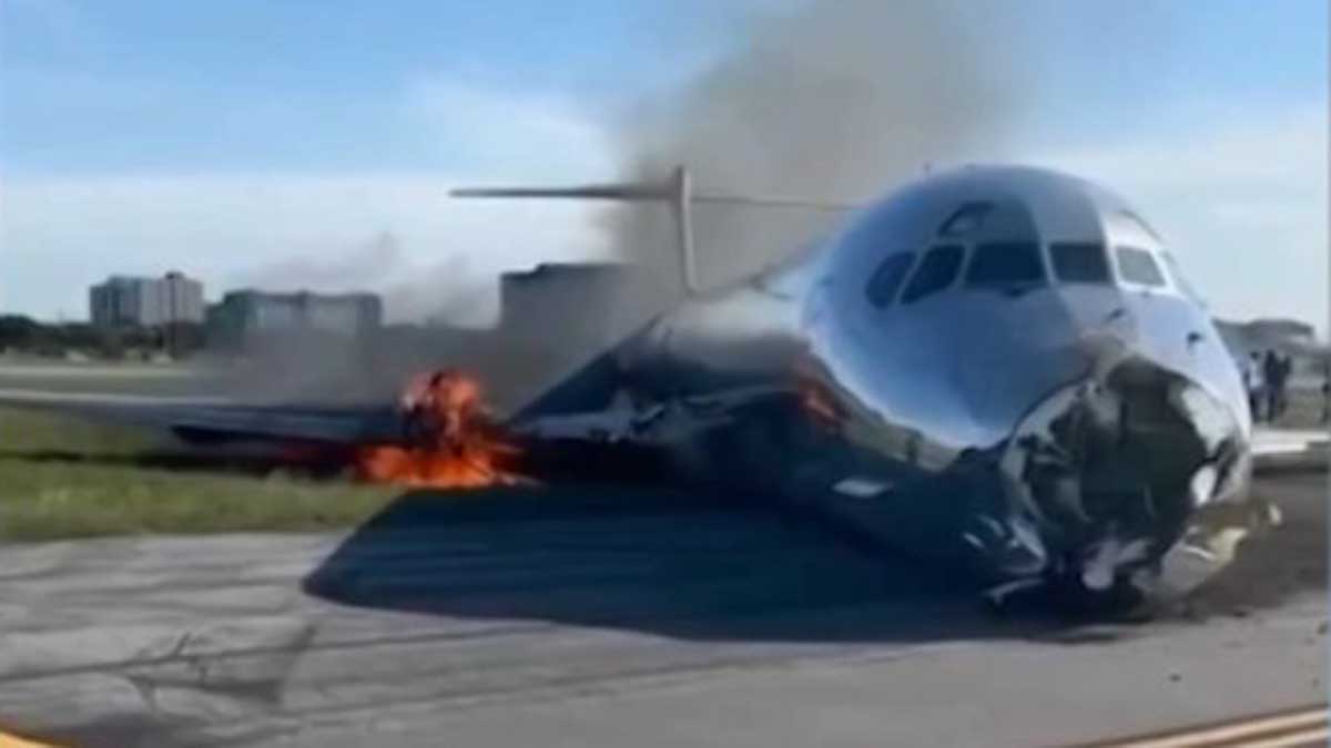 Inside MIA's Fire Rescue Team Seen in Action at Plane's Fiery Crash Landing