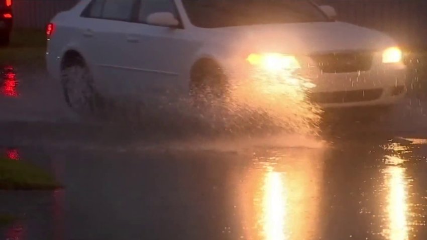 Streets Flooded in Hollywood as System Approaches