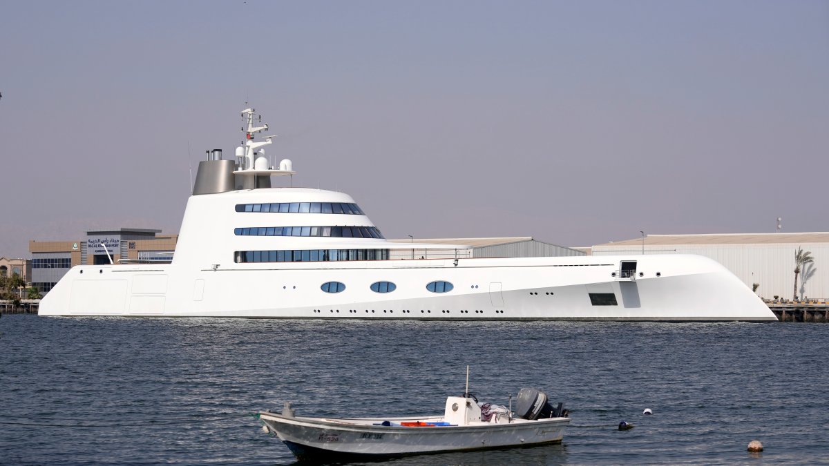 Sanctioned Russian Oligarch's Megayacht Hides in a UAE Creek - Vimarsana News
