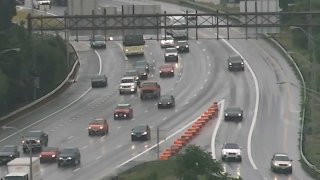 Drivers stopped on I-395 South