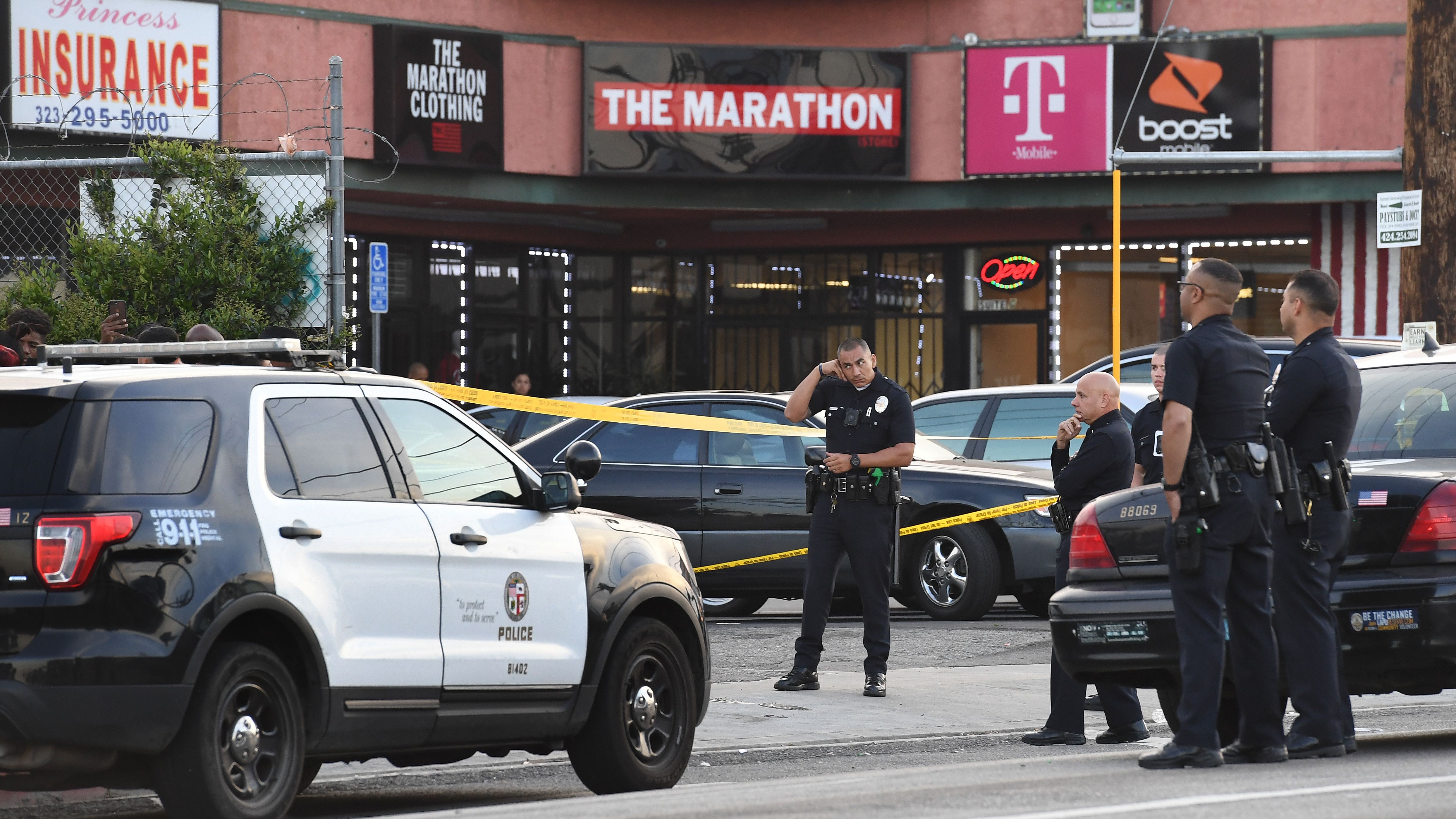 GettyImages-1134175041 Woman Describes Driving Accused Killer to Scene of Nipsey Hussle Shooting