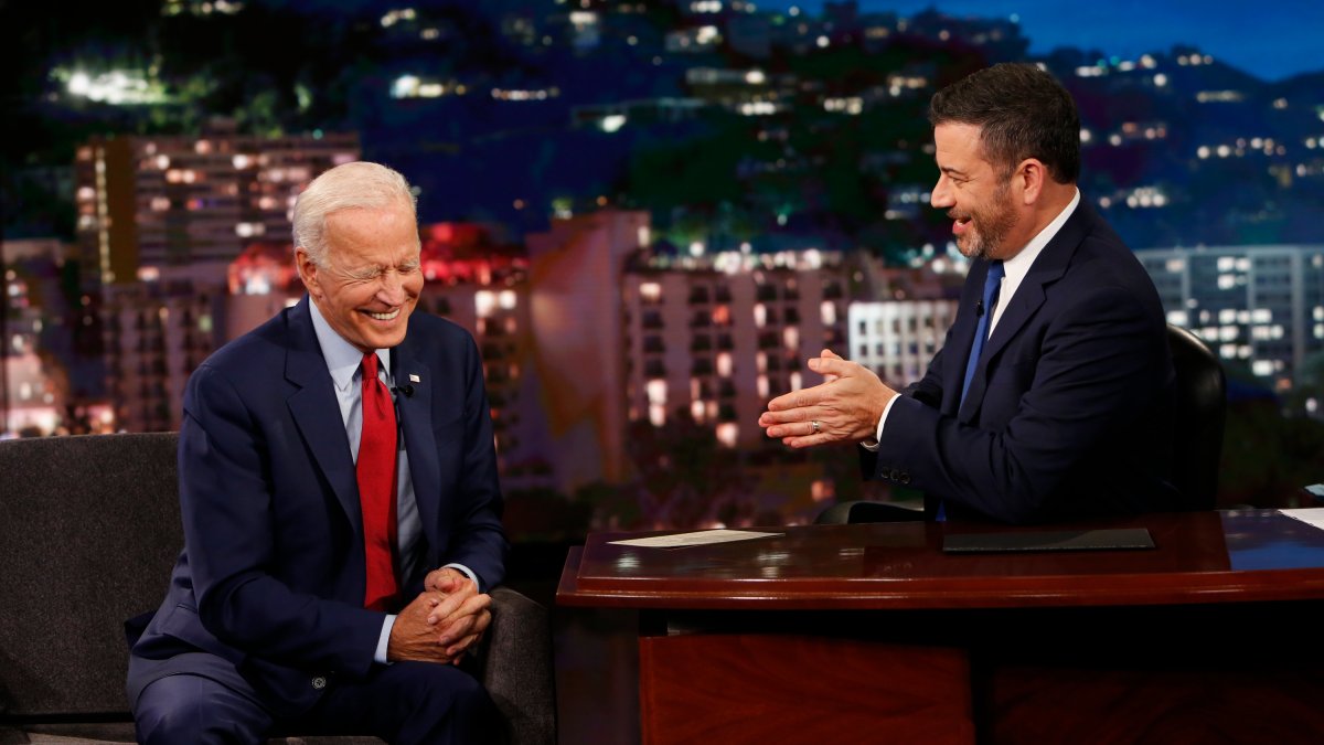Few Laughs, Tough Questions as Biden Chats With Jimmy Kimmel