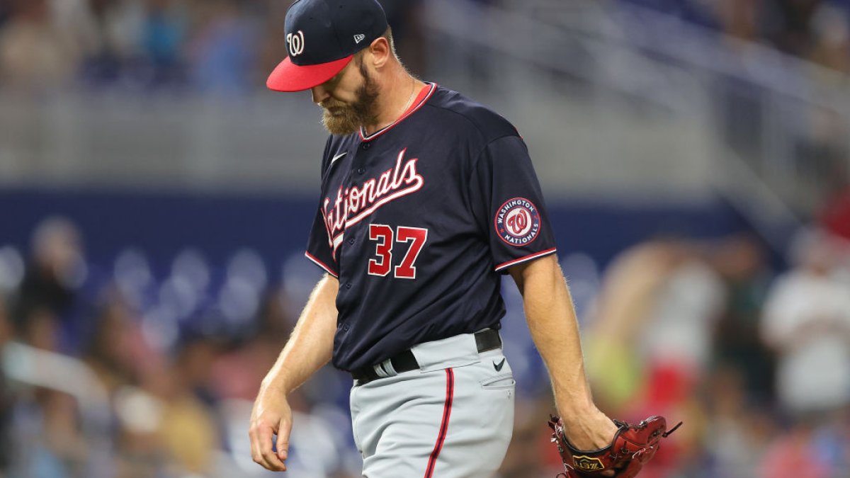 Nats' Strasburg allows Marlins 7 runs in 1st start in year - The San Diego  Union-Tribune