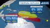 Potential Tropical Cyclone Two Nears Southern Windward Islands, 2nd Possible System Watched