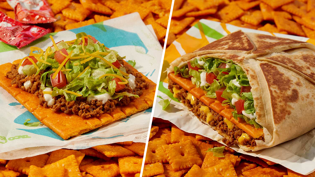 Taco Bell Just Released a Tostada Made With a Giant Cheez-It Taco Bell Just Released a Tostada Made With a Giant Cheez-It