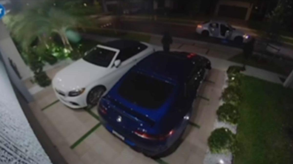 Thieves Caught on Camera Targeting Cars in Gated Community in Miami ...