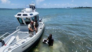 Port St. Lucie Police detectives recovered a safe from Biscayne Bay that had been stolen during a home burglary.