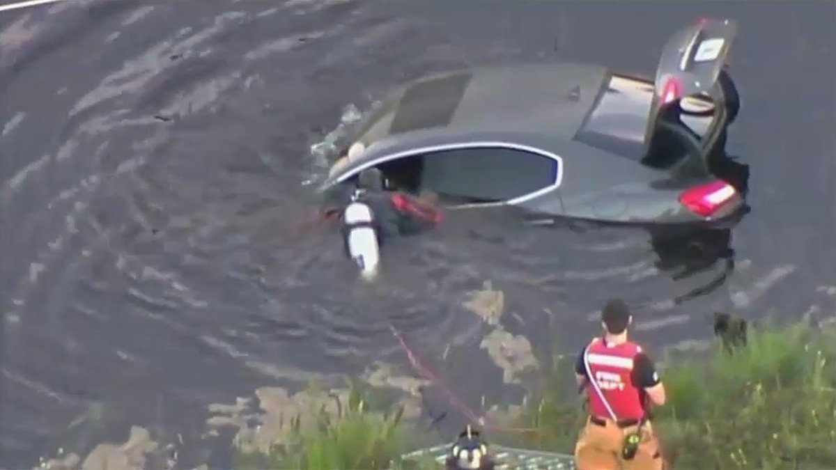 Rescue Workers Respond After Car Crashes Into Canal in Plantation – NBC ...