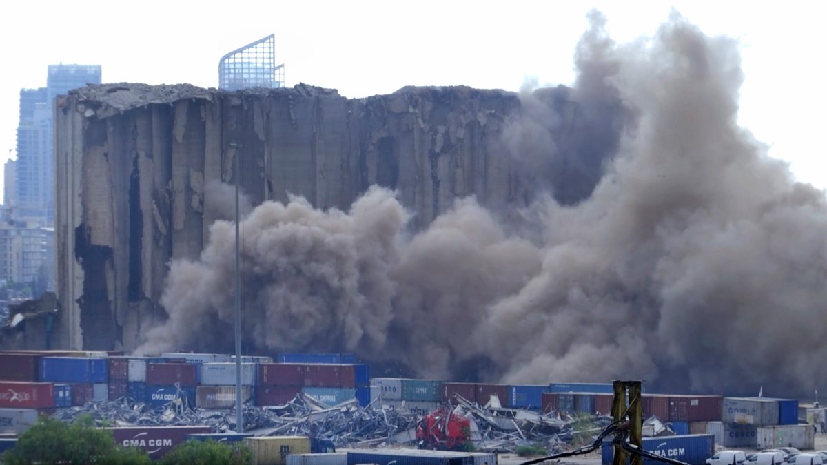 Part of Damaged Beirut Port Silos Collapses – NBC 6 South Florida - Vimarsana News