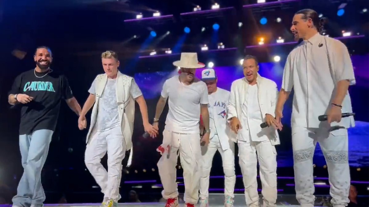 Drake Joins Backstreet Boys Onstage for Surprise Performance at Toronto Concert