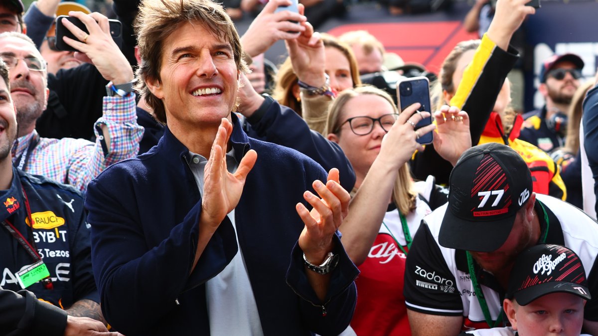 Tom Cruise Is All Smiles as He Celebrates 60th Birthday at British Grand Prix