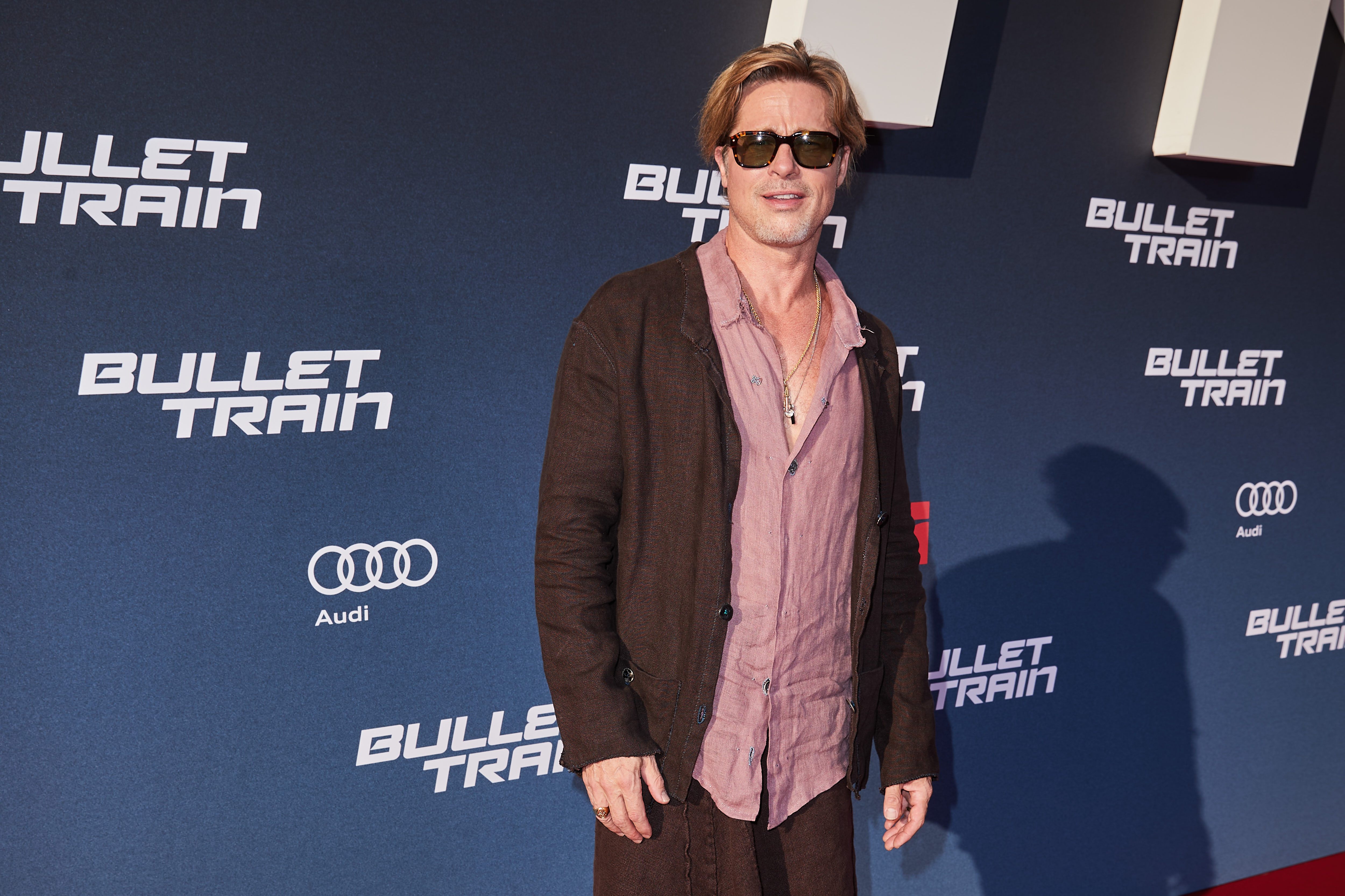 Brad Pitt Wore a Kilt and Combat Boots to His Premiere