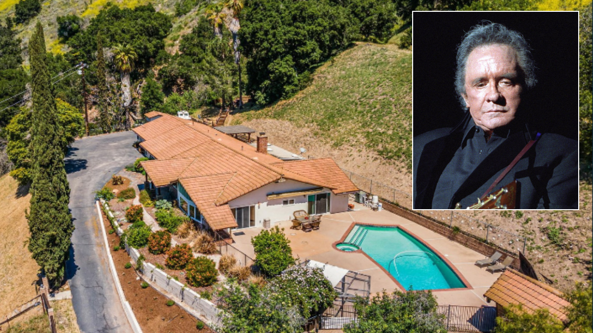 Johnny Cash’s Hillside Home in SoCal Is on the Market for .8M