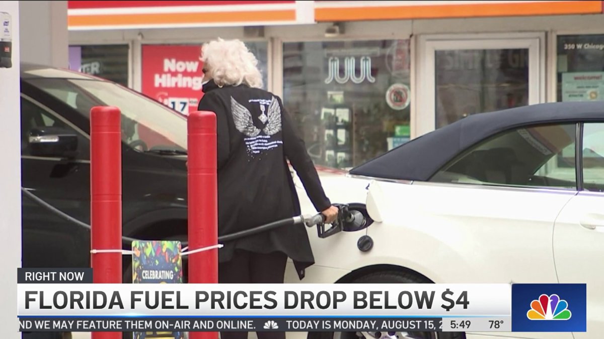 Florida Fuel Prices Drop Below 4 NBC 6 South Florida