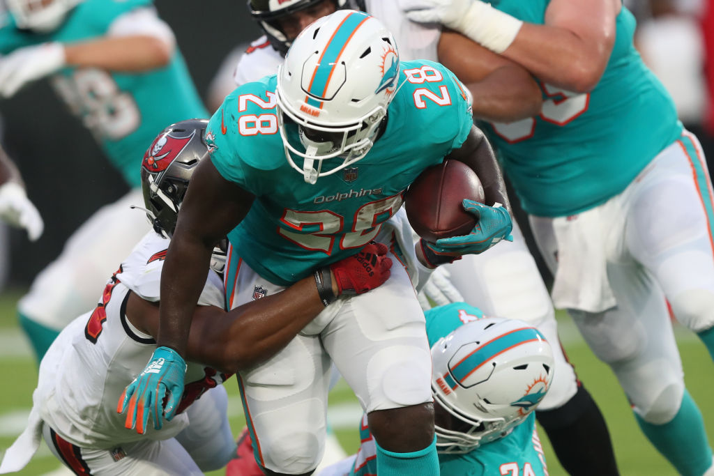 Miami Dolphins release veteran running back Sony Michel