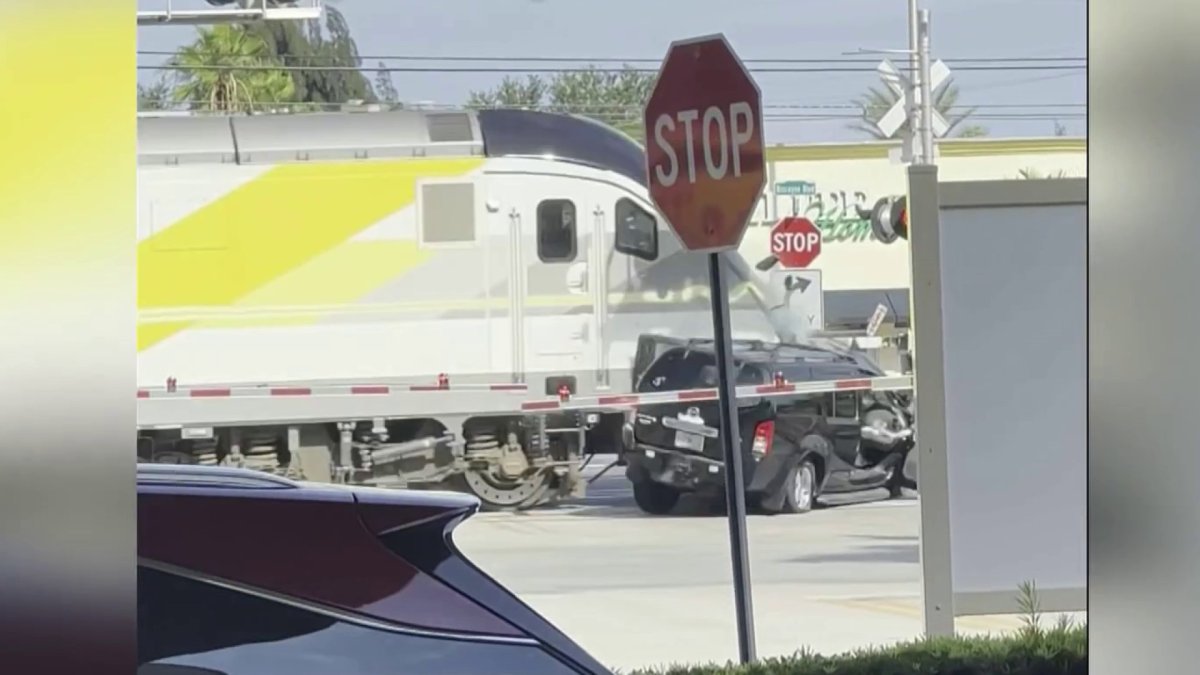 Video Shows Brightline Train Slamming Into Unoccupied SUV in North ...