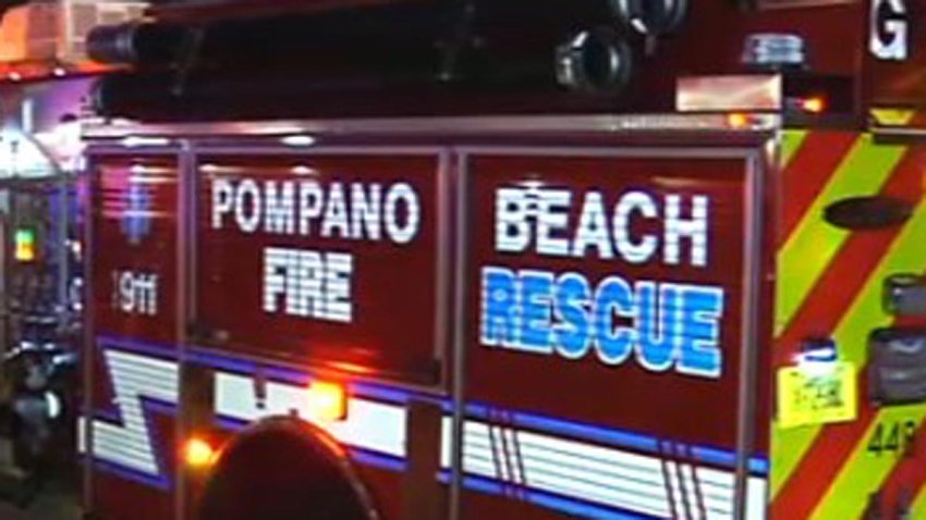 File image of a Pompano Beach Fire Rescue truck