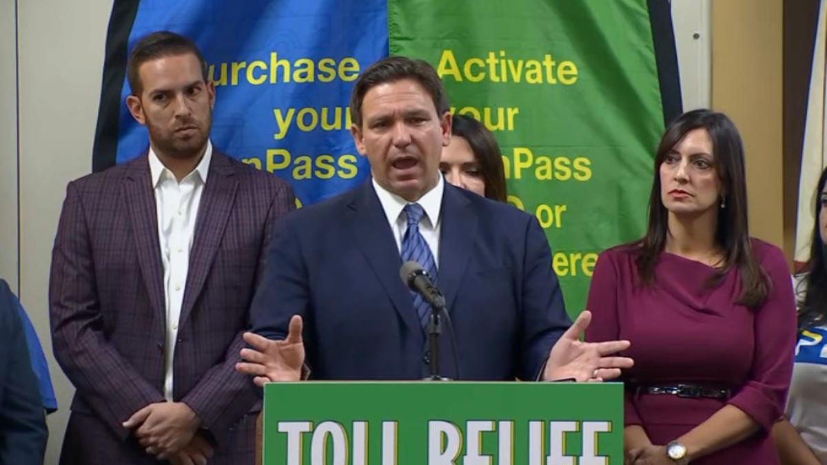 DeSantis Proposing More Toll Relief on Florida Roadways