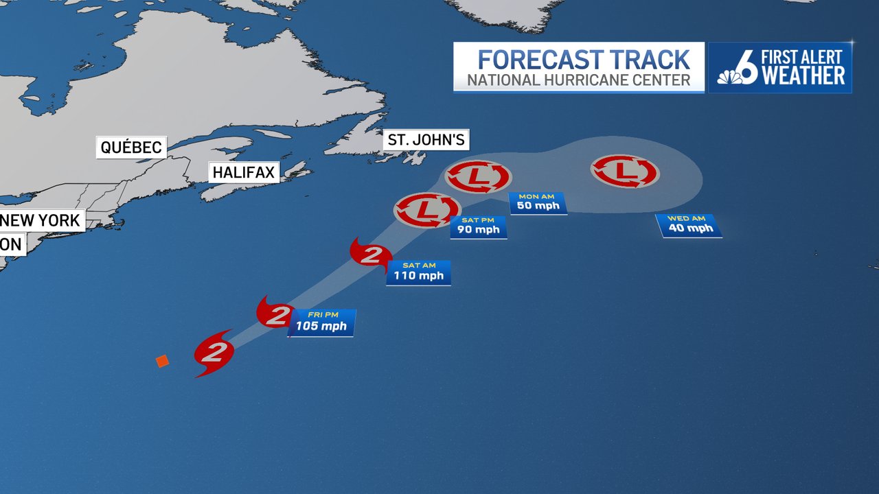Earl Not Expected to Become Major Hurricane During Push Away From U.S.