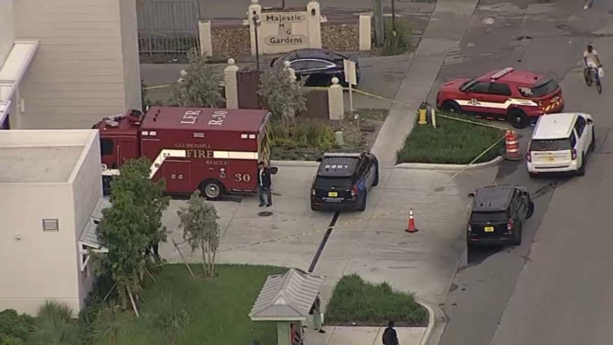 Police Searching for Gunman Who Shot Up Fire Rescue Truck in Lauderhill