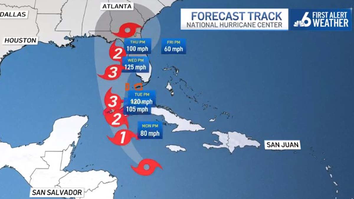 Tropical Storm Watch In Lower Florida Keys, Hurricane Warning In ...