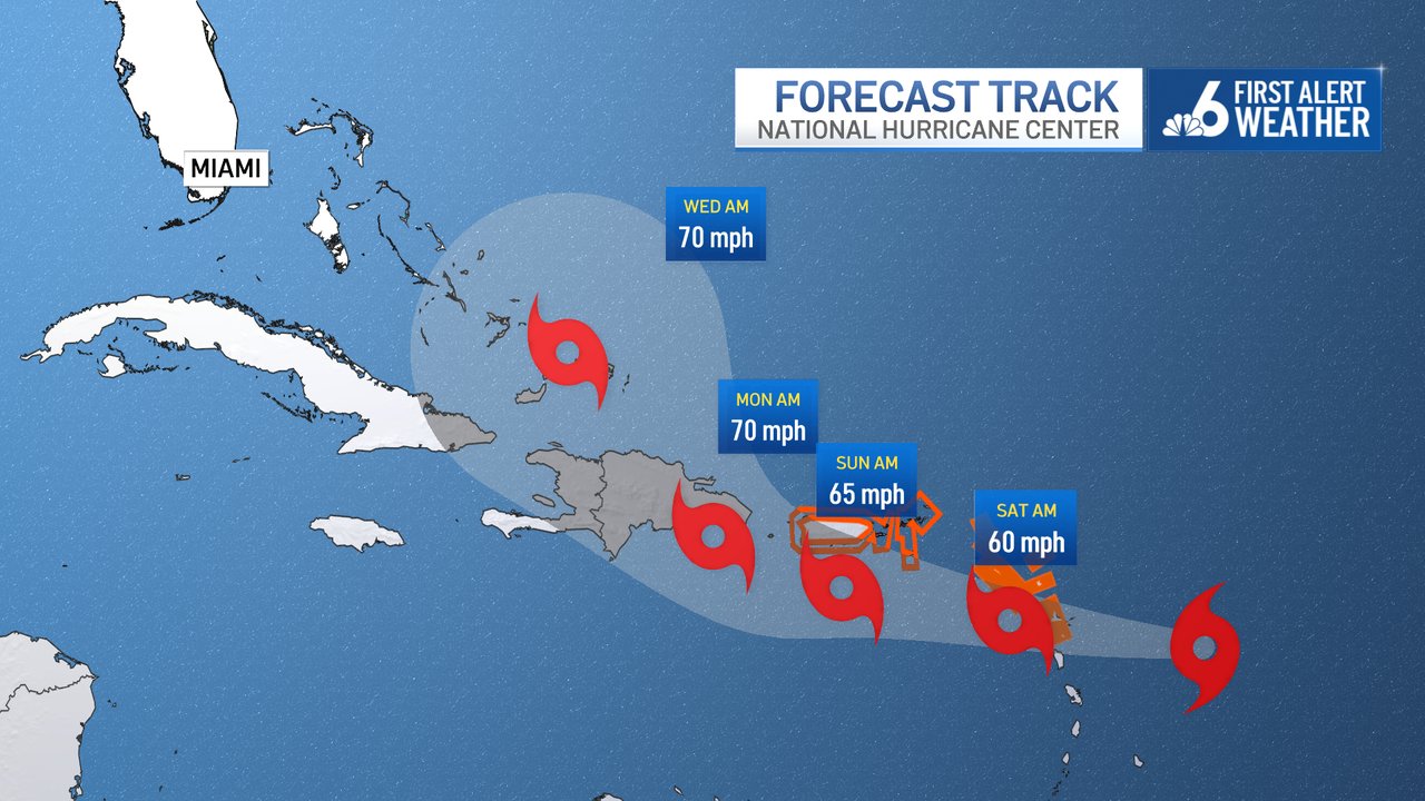 Tropical Storm Warnings for Puerto Rico, U.S. Virgin Islands as Fiona Expected to Intensify