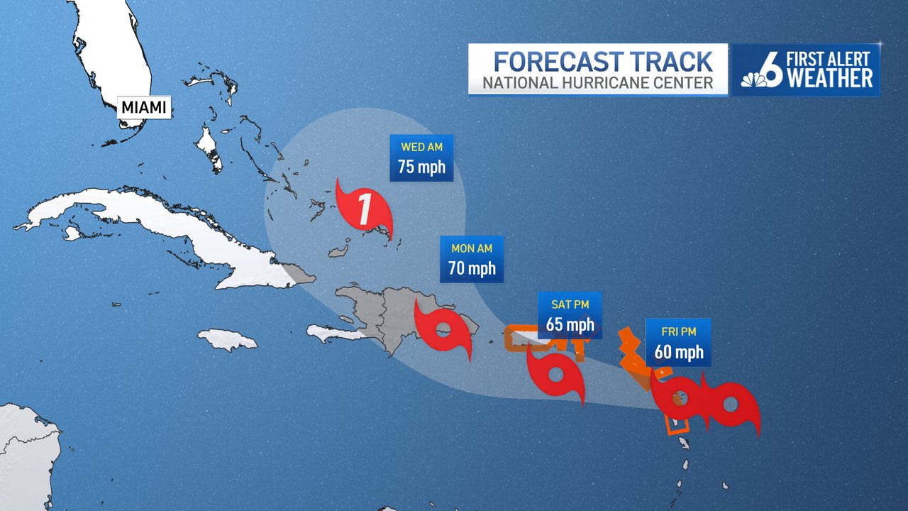 Tropical Storm Warnings for Puerto Rico, Virgin Islands as Fiona Nears Leeward Islands