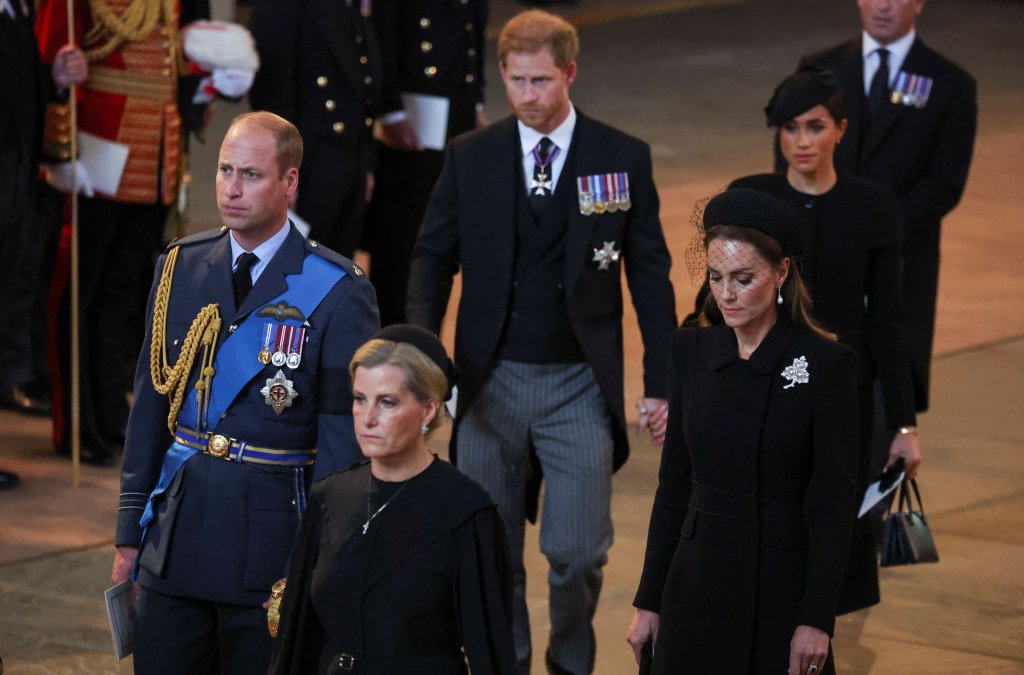 How Kate Middleton and Meghan Markle Honored Queen Elizabeth II at London Support