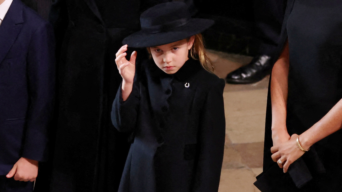 See the Sweet Way Princess Charlotte Honored Queen Elizabeth Throughout Funeral