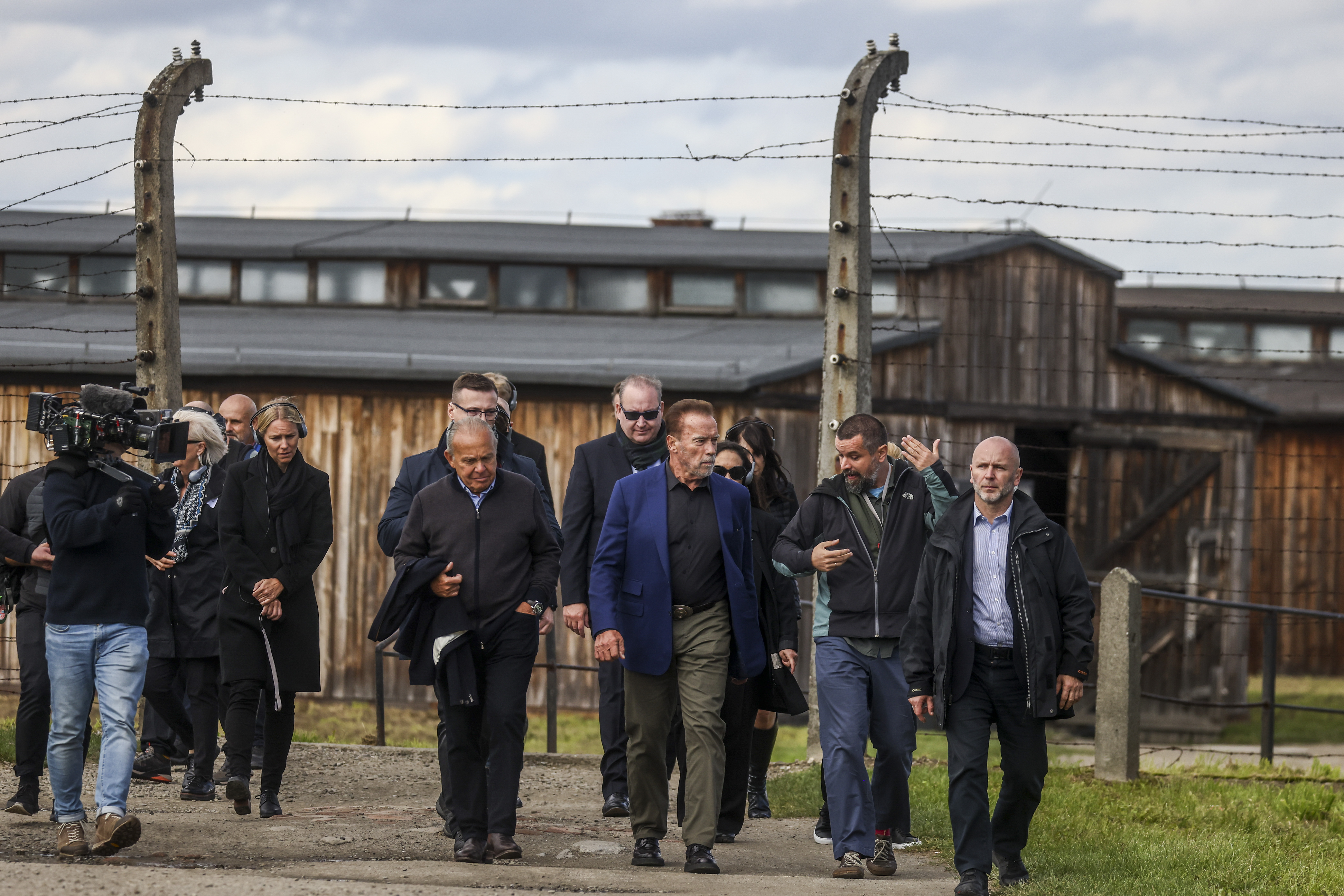 Arnold Schwarzenegger Visits Auschwitz in Concept to ‘Terminate’ Hatred