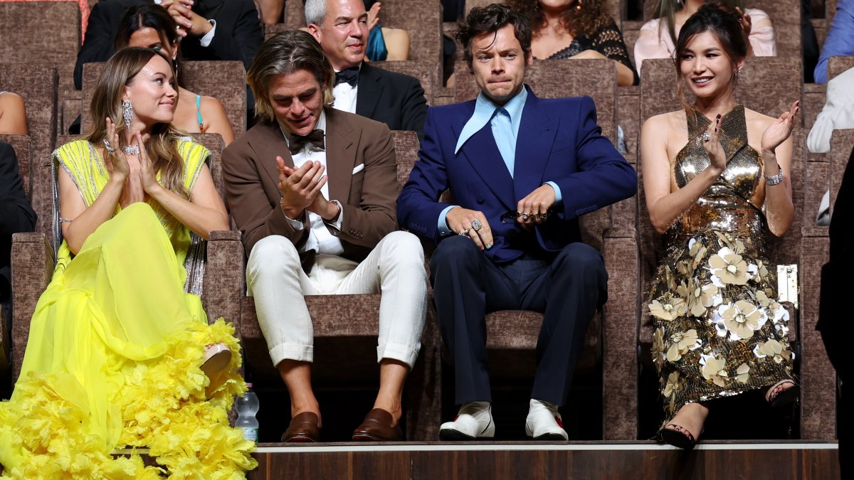 Harry Designs Seemingly Did Not Spit on Chris Pine at Venice Movie Pageant